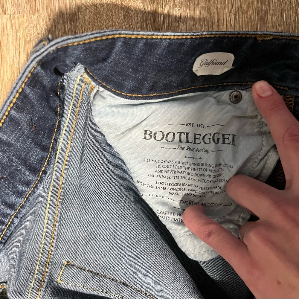 Bootlegger Blue Denim Jeans